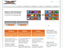 Tablet Screenshot of 3d-tool.com